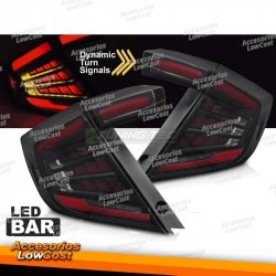 LUCES TRASERAS LED AHUMADA PARA HONDA CIVIC X 16-21 HATCHBACK