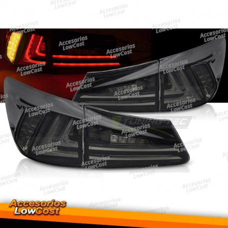 FARÓIS TRASEIROS LED FUMADOS PARA LEXUS IS II 06-13