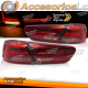 LUZES TRASEIRAS PARA MITSUBISHI LANCER 8 SEDAN 08-16 LED VERMELHO