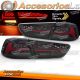 LUZES TRASEIRAS PARA MITSUBISHI LANCER 8 SEDAN 08-16 LED VERMELHO