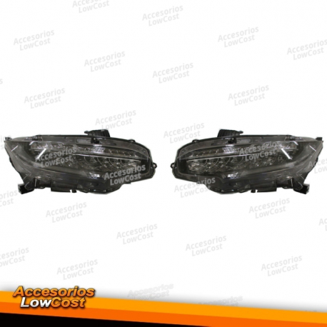 FARÓIS DIANTEIROS HONDA CIVIC 4/5P (17-)