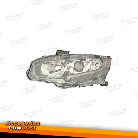 FARO DIANTEIRO ESQUERDO HONDA CIVIC 4/5P (17-)
