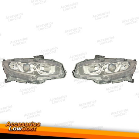 FARÓIS DIANTEIROS HONDA CIVIC 4/5P (17-)