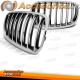 GRELHAS FRONTAIS BMW X5 E70 (07-10) / X6 E71 E72 (08-) PRETO CROMADAS