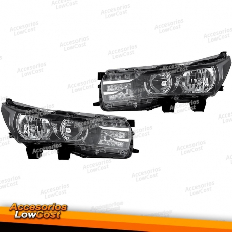 FAROS DELANTEROS TOYOTA COROLLA SEDAN 4P (13-18)