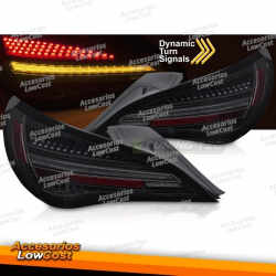 LUCES TRASERAS LED SEQ NEGRAS AHUMADAS PARA MERCEDES CLA C117 13-19 OE LED