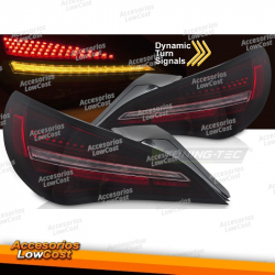 LUCES TRASERAS LED SEQ NEGRAS ROJAS PARA MERCEDES CLA C117 13-19 OE LED
