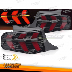 FAROS TRASEROS PARA FORD MUSTANG 10-13 LED NEGRO