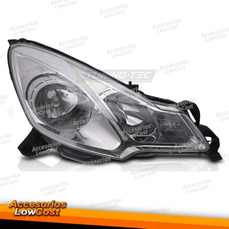 FARO DELANTERO CROMADO LADO DERECHO TYC PARA CITROEN C3 09-12