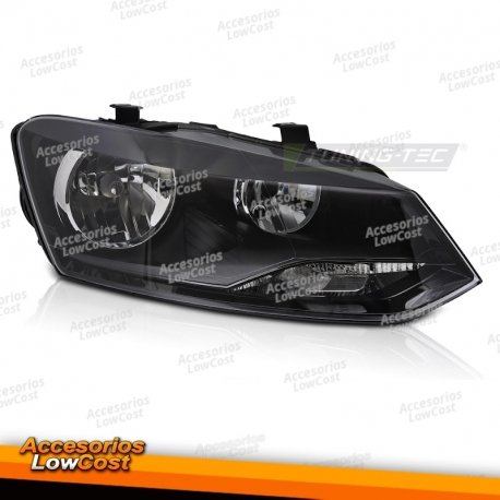 FARO LADO DERECHO NEGRO H7 TYC PARA VW POLO 6R 09-14