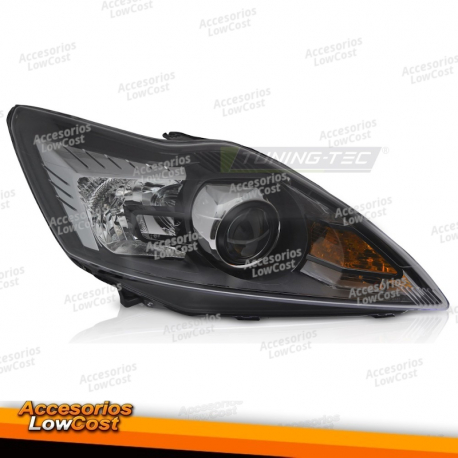 FAROL AFS PRETO LADO DIREITO TYC PARA FORD FOCUS MK2 08-10