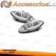 FARÓIS LUZ DIURNA LED / SEAT LEON / TOLEDO / ALTEA 04-09 / FUNDO CROMADO