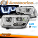 FARÓIS PARA DODGE CHARGER LX II 11-15 CROME TUBE LIGHT