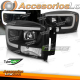 FARÓIS PARA DODGE RAM 06-08 BLACK TUBE LIGHT