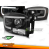 FARÓIS PARA DODGE RAM 06-08 BLACK TUBE LIGHT