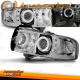 FARÓIS PARA DODGE RAM 94-01 CHROME ANGEL EYES
