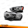 FARÓIS PARA MITSUBISHI LANCER 8 2008- LOOK XENON