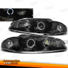 FARÓIS PARA MITSUBISHI ECLIPSE 97-12.98 PRETOS ANGEL EYES