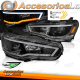 FARÓIS PARA MITSUBISHI LANCER 8 08-16 BLACK SEQ LIGHT TUBE