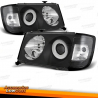 FARÓIS PARA MERCEDES E  W124 / 93-95 PRETO VIDRO LISO