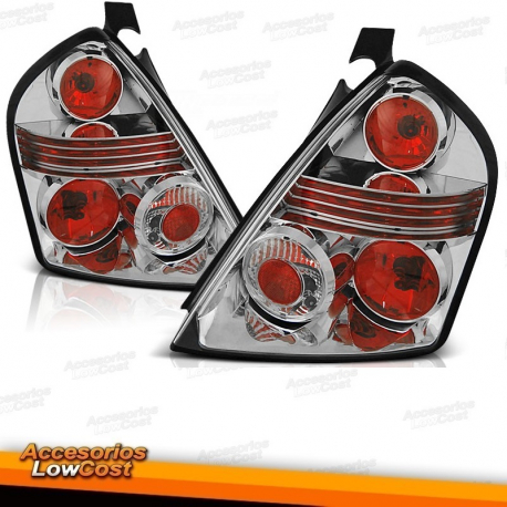 FAROLINS FIAT STILO. CROMADO / VERMELHO