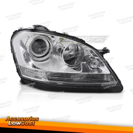 FAROL TYC CROMADO LADO DIREITO PARA MERCEDES W164 05-08