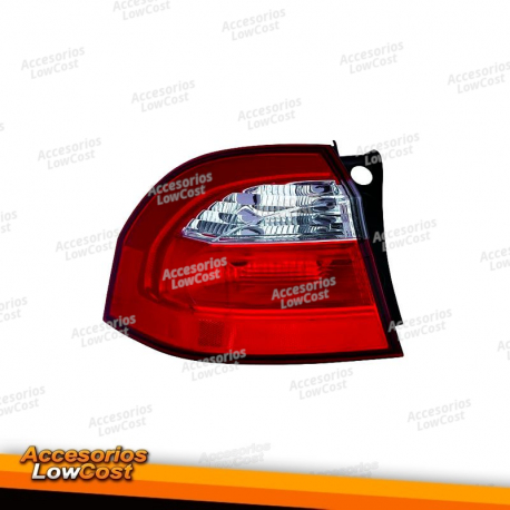 FAROL TRASEIRO ESQUERDO PARA KIA RIO HATCHBACK 3/5P (12-15)