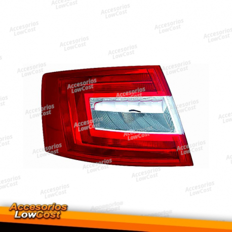 FAROL TRASEIRO ESQUERDO PARA SKODA OCTAVIA 4P (13-16)