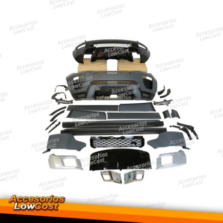 Kit de carroçaria dinâmico do Range Rover Evoque 2012-2018.