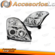 FARO DELANTERO PARA SUZUKI SWIFT 05.05-10 CCFL OJOS DE ANGEL CROMADOS