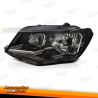 FAROL PRETO LADO ESQUERDO H4 TYC PARA VW CADDY 15-20