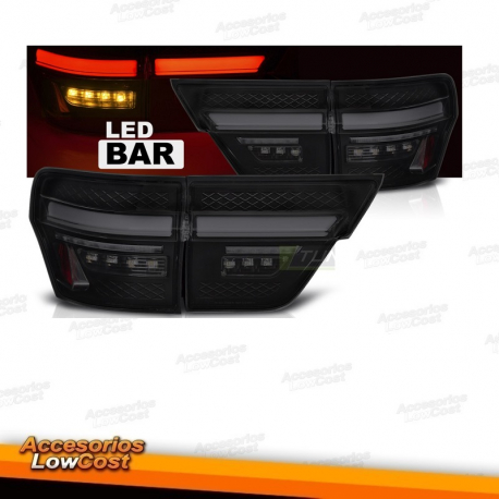 JIPE GRAND CHEROKEE WK2 11-13 LUZES LED FUMADAS
