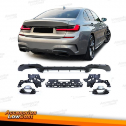 Difusor Trasero BMW G20 / G21 340 Look M Performance Brillante Negro
