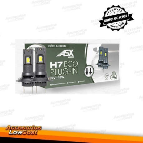 Bombillas faro delantero ECO LIGHT PLUG IN H7 12V