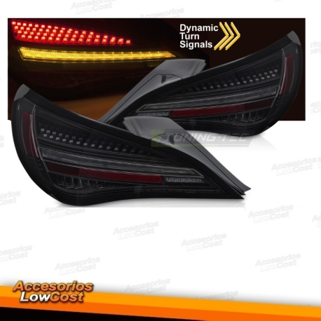 PILOTOS TRASEROS LED AHUMADOS PARA MERCEDES CLA C117 13-16 