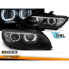 FAROS DELANTEROS XENON CON OJOS DE ANGEL Y DIURNA LED PARA BMW E92/E93 (2006/2010), FONDO NEGRO, D1S AFS