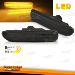 Intermitentes laterales led dinamicos ahumados para BMW Serie 3 E46