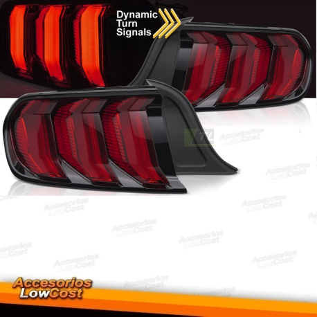 FAROS TRASEROS PARA FORD MUSTANG 14-22 LED DINAMICO