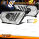 FAROS LED CROMO DRL PARA FORD MUSTANG 10-13