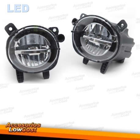 Faróis de nevoeiro LED transparentes compatíveis com BMW F20 F30 LCI, F32, F34, F36