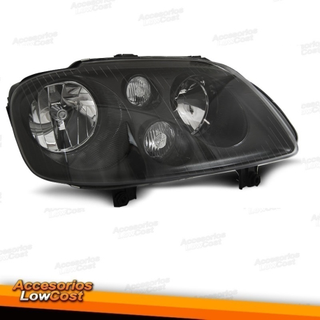 FAROL / OPTICA DIREITA / VW TOURAN / 03-06 FUNDO PRETO