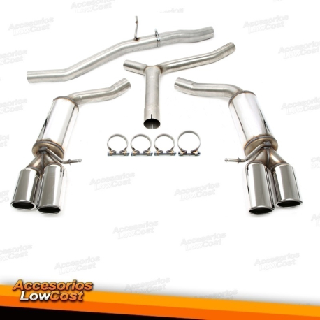 Sistema TA Technix Duplex de acero inoxidable 2x80 mm  A4 B8 A5