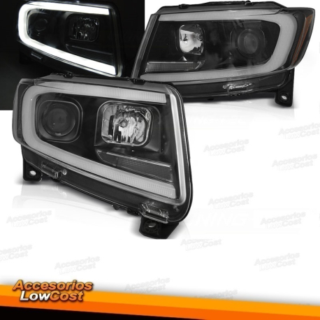 FARÓIS ANGEL EYES / PEUGEOT 306 / 93-97 FUNDO CROMADO