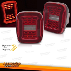 JEEP WRANGLER YJ 91-96 / TJ 96-06 LED ROJO BLANCO