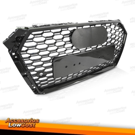 REJILLA DEPORTIVA NEGRO BRILLANTE PDC compatible con AUDI A4 B9 15-19