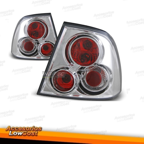 PILOTOS VECTRA B, 96-99 LIMOUSINE- CRISTAL CLARO/CROMADO- 4 PUERTAS