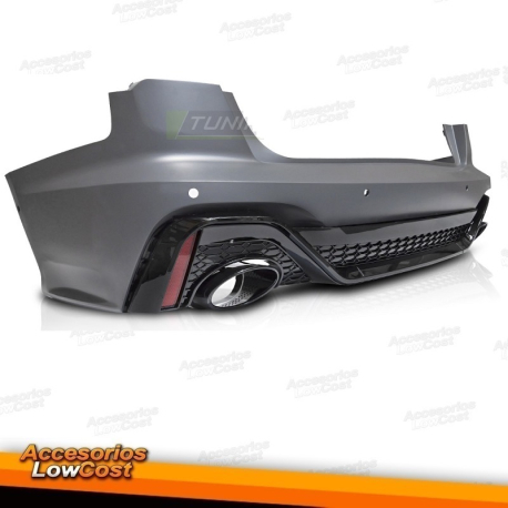 PARACHOQUES TRASERO LOOK RS CON PDC compatible con AUDI A6 C8 4A 18-22