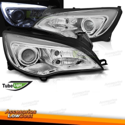 FAROS OPEL ASTRA J 10-15 TUBELIGHT FONDO CROMADO