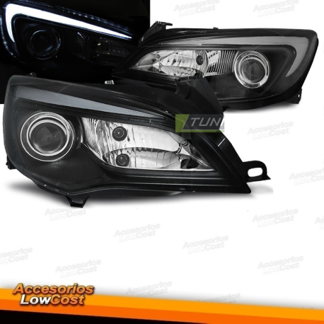 FAROS OPEL ASTRA J 10-15 TUBELIGHT FONDO NEGRO