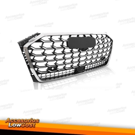 PARRILLA DEPORTIVA ESTILO S CROMADA NEGRA PDC compatible con AUDI A8 D5 21-